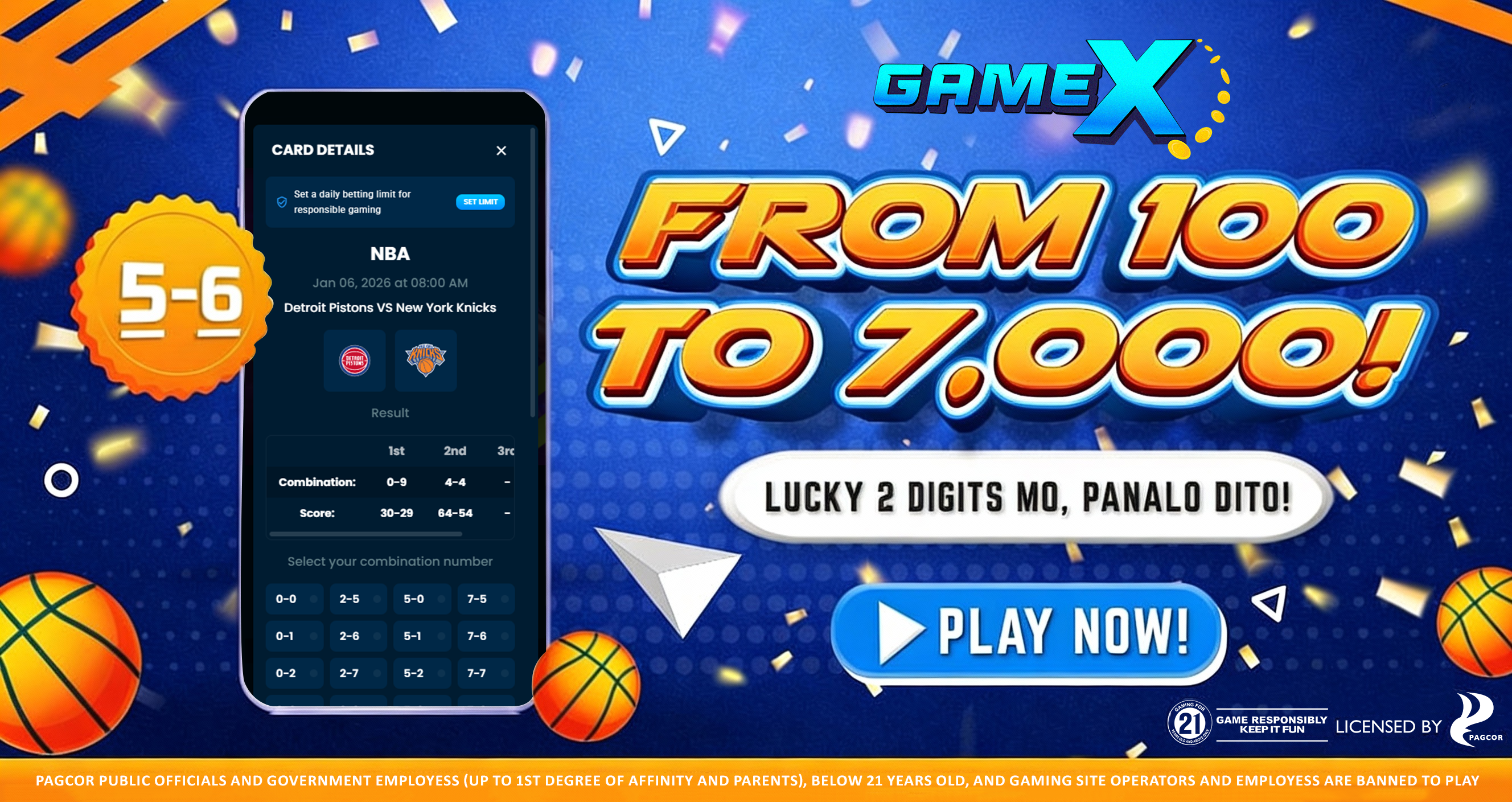 GameX Sports Banner